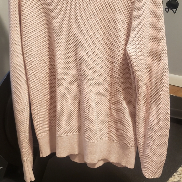 Light Pink Waffle Sweater - Picture 1 of 4
